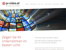 Tablet Screenshot of pr-video.at